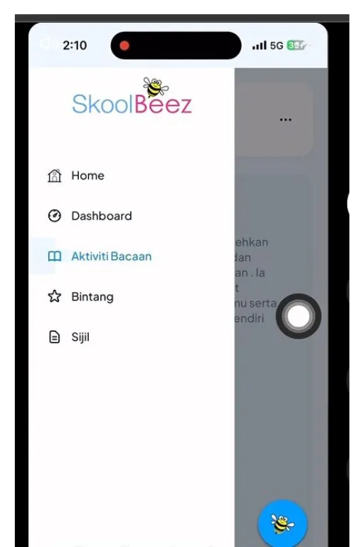 Buka aplikasi dan buka menu