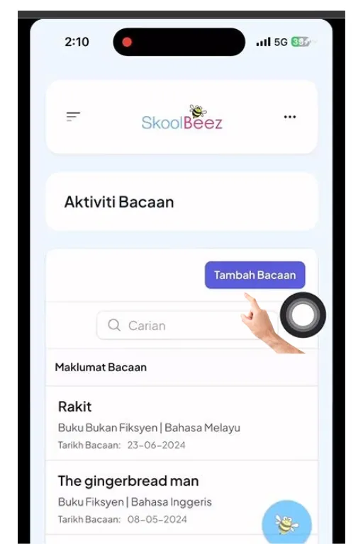 Mula menambah bacaan baharu