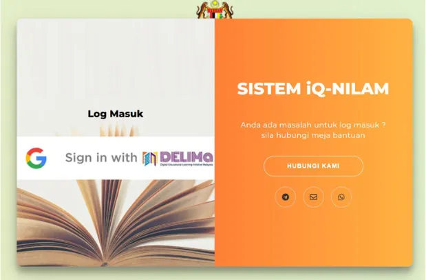 iq nilam lod masuk online